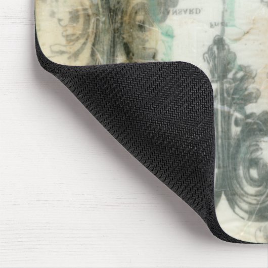 Moderne Lilie Mousepad (Ecke)