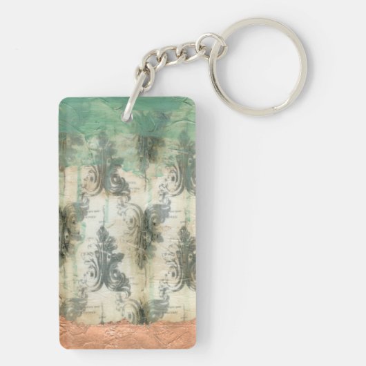 Moderne Lilie Schlüsselanhänger (Rückseite)