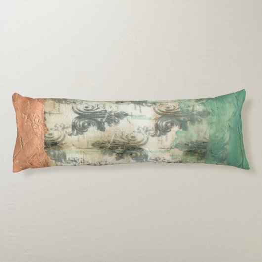 Moderne Lilie Seitenschläferkissen (Rückseite)