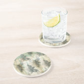 Moderne Lilie Untersetzer (Seite)