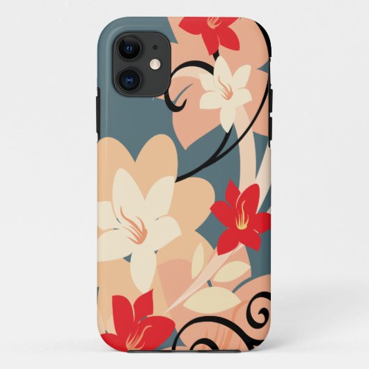 Moderne Lillie Case-Mate iPhone Hülle (Rückseite)