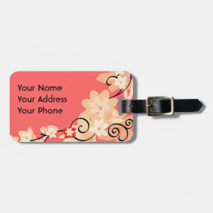 Moderne Lillie Gepäckanhänger