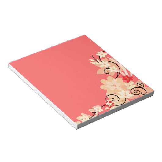 Moderne Lillie Notizblock (angewinkelt)