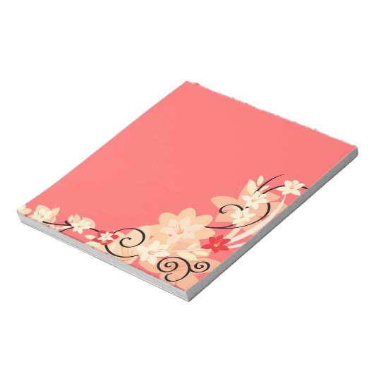 Moderne Lillie Notizblock (Rotiert)