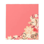 Moderne Lillie Notizblock (Vorderseite)