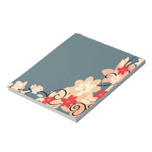 Moderne Lillie Notizblock (Rotiert)