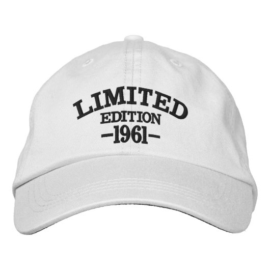 Moderne limitierte Edition bestickte Baseballkappe (Vorderseite)