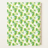 Moderne Limone Lemon Muster Limoncillo Hochzeit Planer (Rückseite)