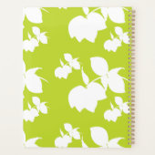 Moderne Limone Lemon Silohuette Wedding Planer (Rückseite)