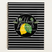 Moderne Limone Limoncillo Hochzeit Planer (Vorderseite)