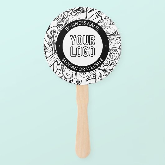 Moderne Line Artwork & Ihr Logo mit bearbeitetem T Fächer