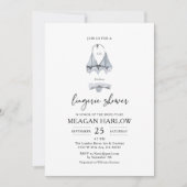 Moderne Lingerie Panty Bridal Dusche Einladung (Vorderseite)