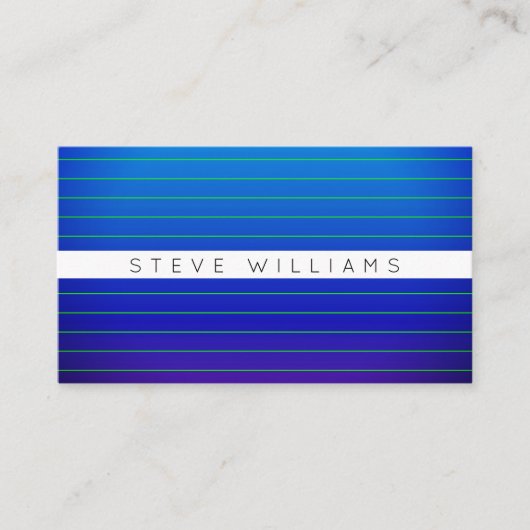 Moderne Linie Code der Musterart QR Visitenkarte (Vorderseite)