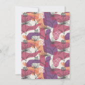 Moderne Linie Zeichne Gold Champagner Brunch & Bub Einladung (Rückseite)