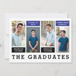 Moderne Linien Abschluss Ankündigung