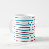 Moderne Linien des Mittelalters Kaffeetasse (Vorderseite Links)