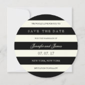 MODERNE LINIEN | FOTO SAVE THE DATE KARTE (Rückseite)