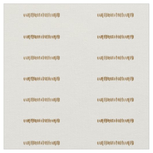 Moderne Linien Mudcloth tiefe braune Striche Stoff (Nahaufnahme)