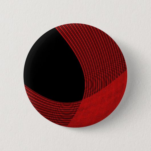 Moderne Linien rot und schwarz Button (Vorderseite)