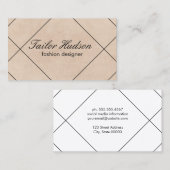 Moderne Linien / Textur Visitenkarte (Vorne/Hinten)