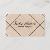 Moderne Linien / Textur Visitenkarte (Vorderseite)