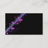 Moderne Linien Visitenkarte (Rückseite)