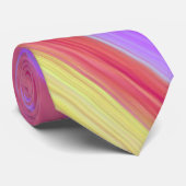 Moderne Linienkunst meistens rosa verschmuckt Krawatte (Gerollt)