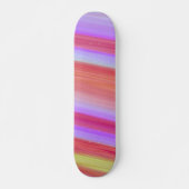 Moderne Linienkunst meistens rosa verschmuckt Skateboard (Vorne)