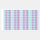 Moderne Lip Gloss Candy Branding Packing Etiketten (Blatt)