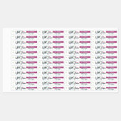 Moderne Lip Gloss Sprinkles Branding Packing Etiketten (Blatt)