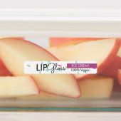 Moderne Lip Gloss Sprinkles Branding Packing Etiketten (Befestigt)