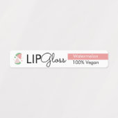 Moderne Lip Gloss Watermelon Branding Packing Etiketten (Design 2)