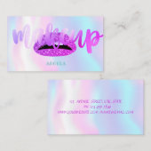Moderne Lippen, Holographie-Makeup-Künstler Visitenkarte (Vorne/Hinten)