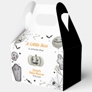 Moderne Little Boo Ghost Halloween Boy Baby Dusche Geschenkschachtel