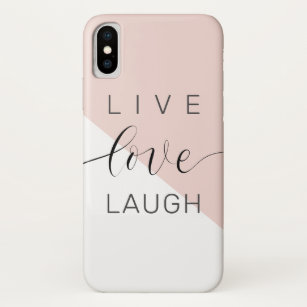 Moderne Live-Liebe lacht positives Motivation Zita Case-Mate iPhone Hülle