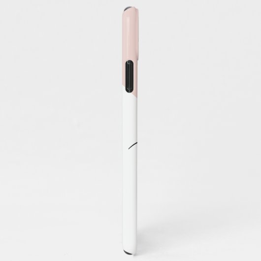 Moderne Live-Liebe lacht positives Motivation Zita iPhone Hülle (Rechte Seite)