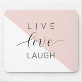 Moderne Live-Liebe lacht positives Motivation Zita Mousepad (Vorne)