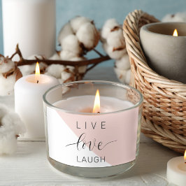 Moderne Live-Liebe lacht positives Motivation Zita Rechteckiger Aufkleber