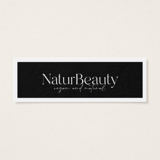 Moderne Logo-Kleidung Hang Tag (Rückseite)