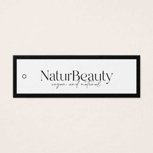 Moderne Logo-Kleidung Hang Tag (Vorderseite)