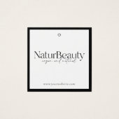 Moderne Logo-Kleidung Hang Tag (Vorderseite)