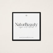 Moderne Logo-Kleidung Hang Tag (Rückseite)