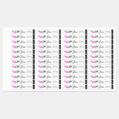 Moderne Logo-Lippen-Lippen-Branding-Verpackung Etiketten (Blatt)