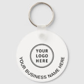 Moderne Logo-QR-Codewerbung Schlüsselanhänger (Vorderseite)