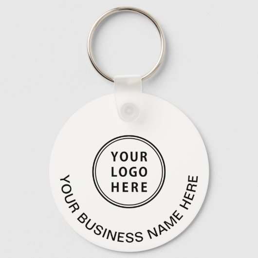 Moderne Logo-QR-Codewerbung Schlüsselanhänger (Vorderseite)