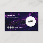 Moderne Logo-Scan-QR-Code-Website-Social-Media Visitenkarte (Rückseite)