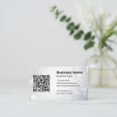 Moderne Logo-Scan-QR-Code-Website Visitenkarte (Stehend Vorderseite)