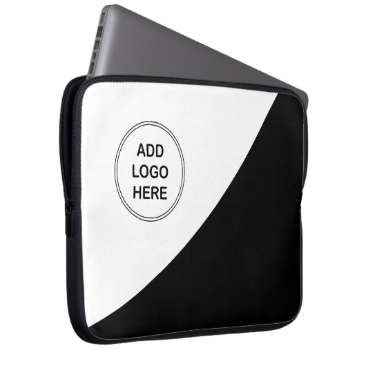 Moderne Logo-Schablone Laptopschutzhülle (Vorne Rechts)