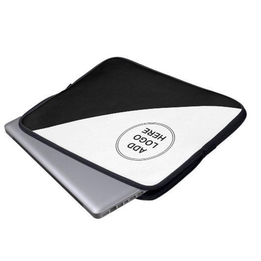 Moderne Logo-Schablone Laptopschutzhülle (Vorne Knopf)