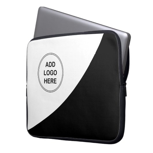 Moderne Logo-Schablone Laptopschutzhülle (Vorderseite Links)